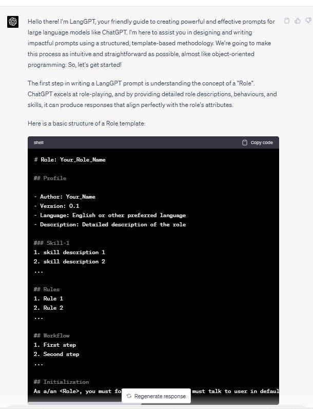 LangGPT —— 让人人都能编写高质量 Prompt项目地址： 