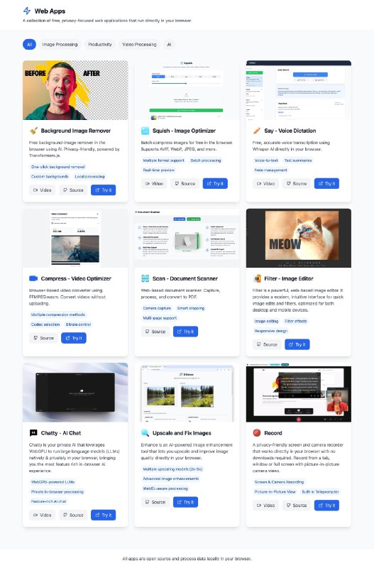 之前一直在 HTML ZONE 用 WASM 和 Web API 开发一些本地优先的 Web 工具