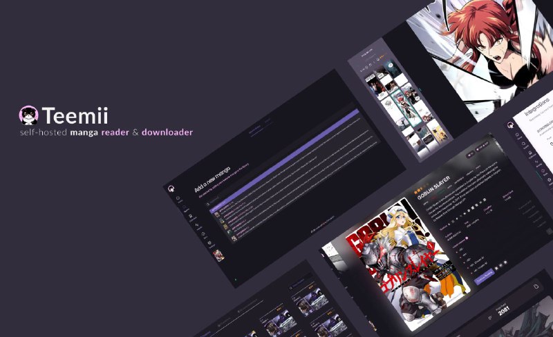 #GitHub #漫画 #工具 Teemii - 一个多功能、自托管的漫画阅读器和管理器▎项目功能：漫画管理系统▎项目介绍：一款多功能、可自托管的漫画管理系统，具有可扩展的基于代理的元数据检索，为阅读和管理漫画收藏提供了一个简单而有效的平台