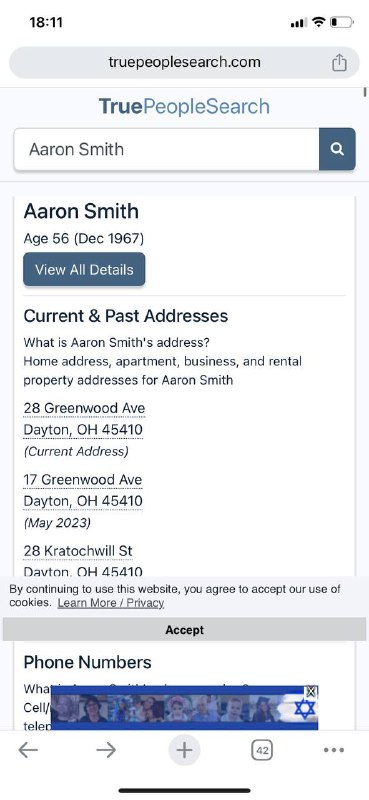 老美信息都是公开的，下次别用虚拟信息生成器了，这里全是真实的（注：仅美国节点可访问）