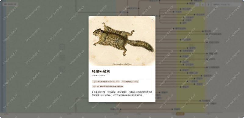#趣站 DeepTime Mammalia - 沉浸式展示从合弓纲到现代哺乳动物壮丽的演化历程 开源页面网站从二叠纪末期的合弓纲祖先到现代哺乳动物的 167 个科、上千个演化节点，通过双螺旋画廊与动态演化树的形式呈现！网站核心代码由 Google Gemini 协助完成，图片则由 nanobanana  生成📮投稿    📢频道    💬群聊    索引