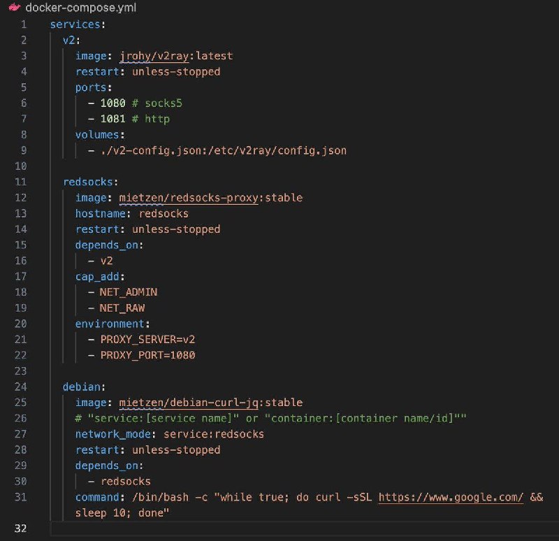 非常推荐这个镜像，让容器连接代理服务器